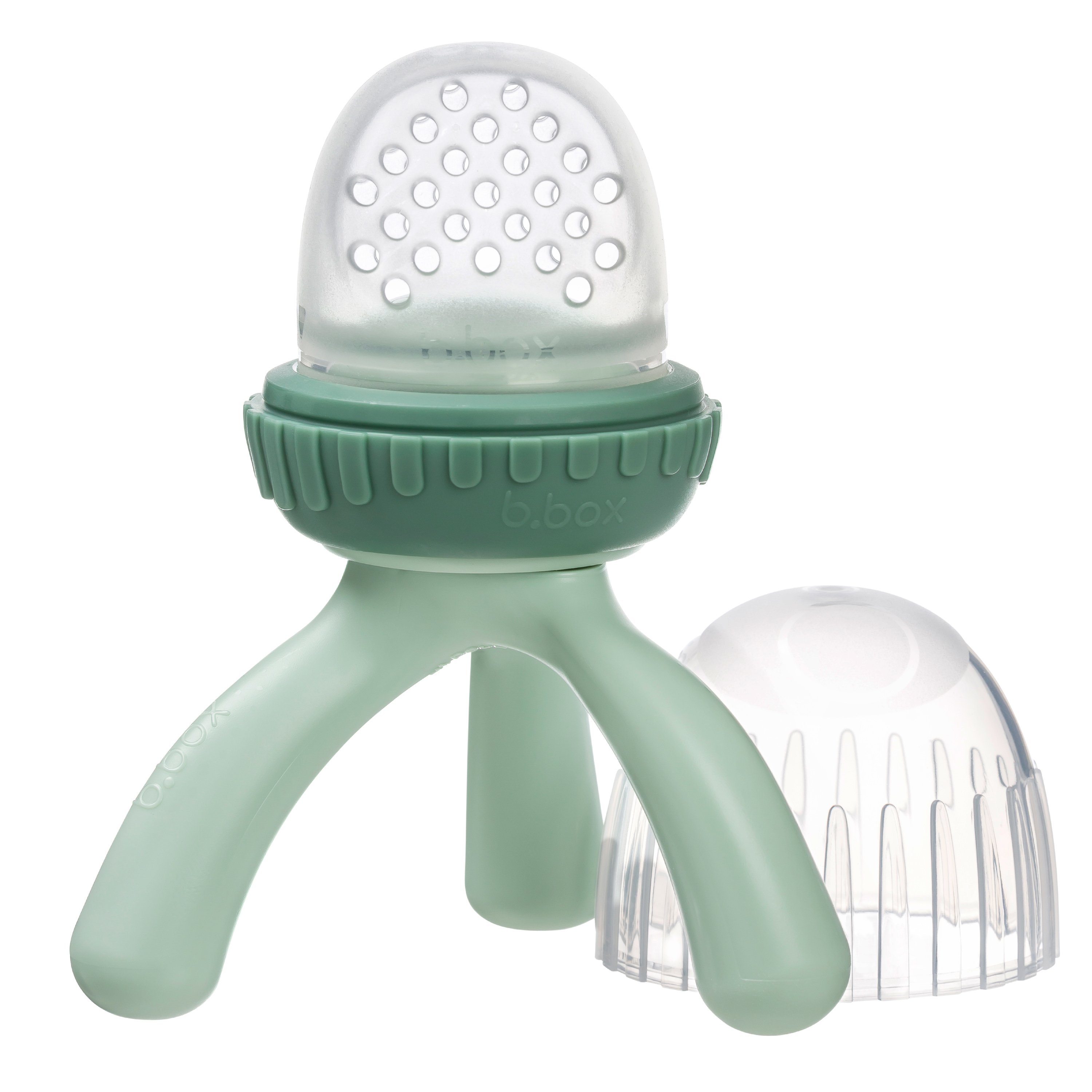 b.box b.box Silicone Fresh Food Feeder 4m+ Βρεφικός Τροφοδοτής Σιλικόνης με Εύκολο Κράτημα 1 Τεμάχιο - Sage