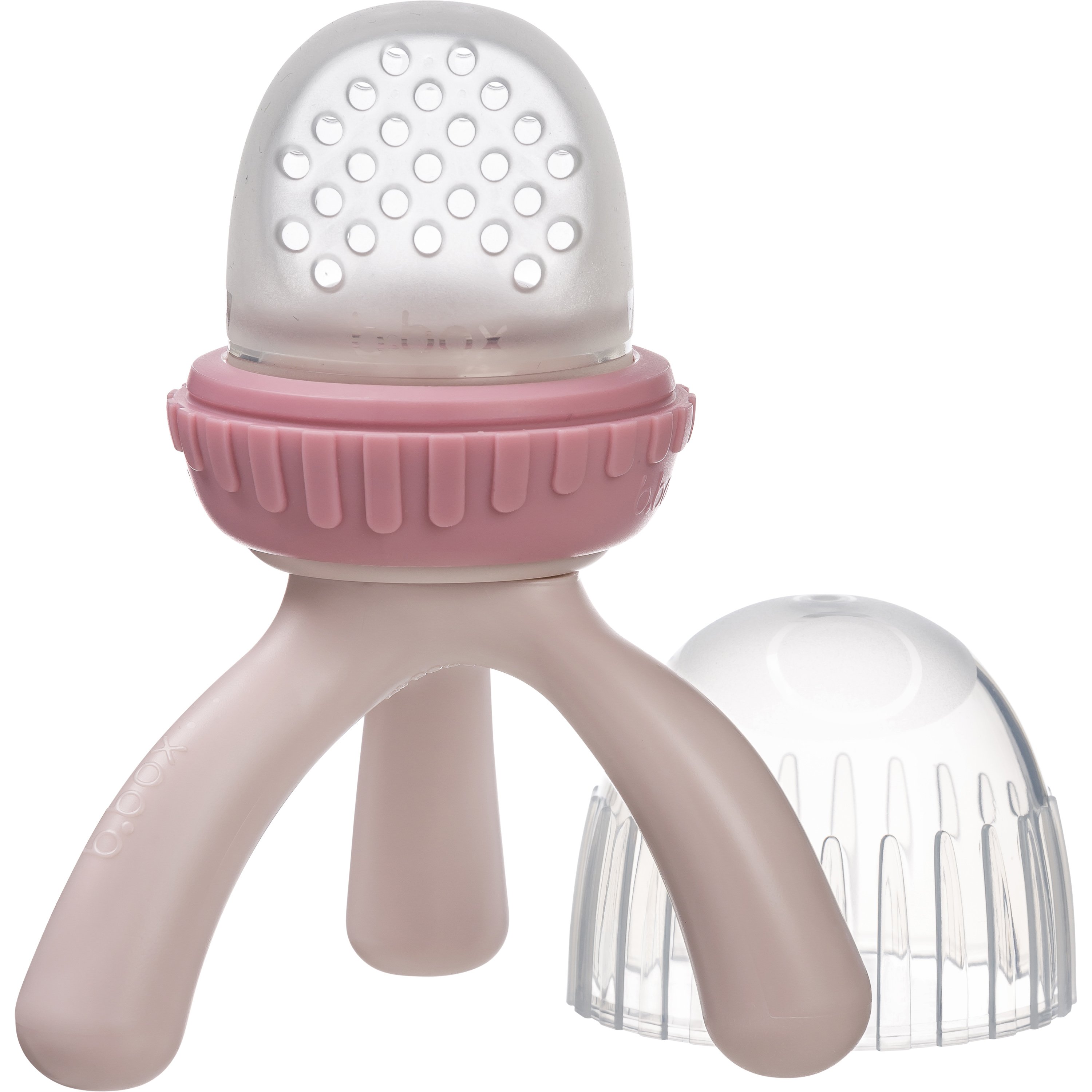 b.box b.box Silicone Fresh Food Feeder 4m+ Βρεφικός Τροφοδοτής Σιλικόνης με Εύκολο Κράτημα  1 Τεμάχιο - Blush