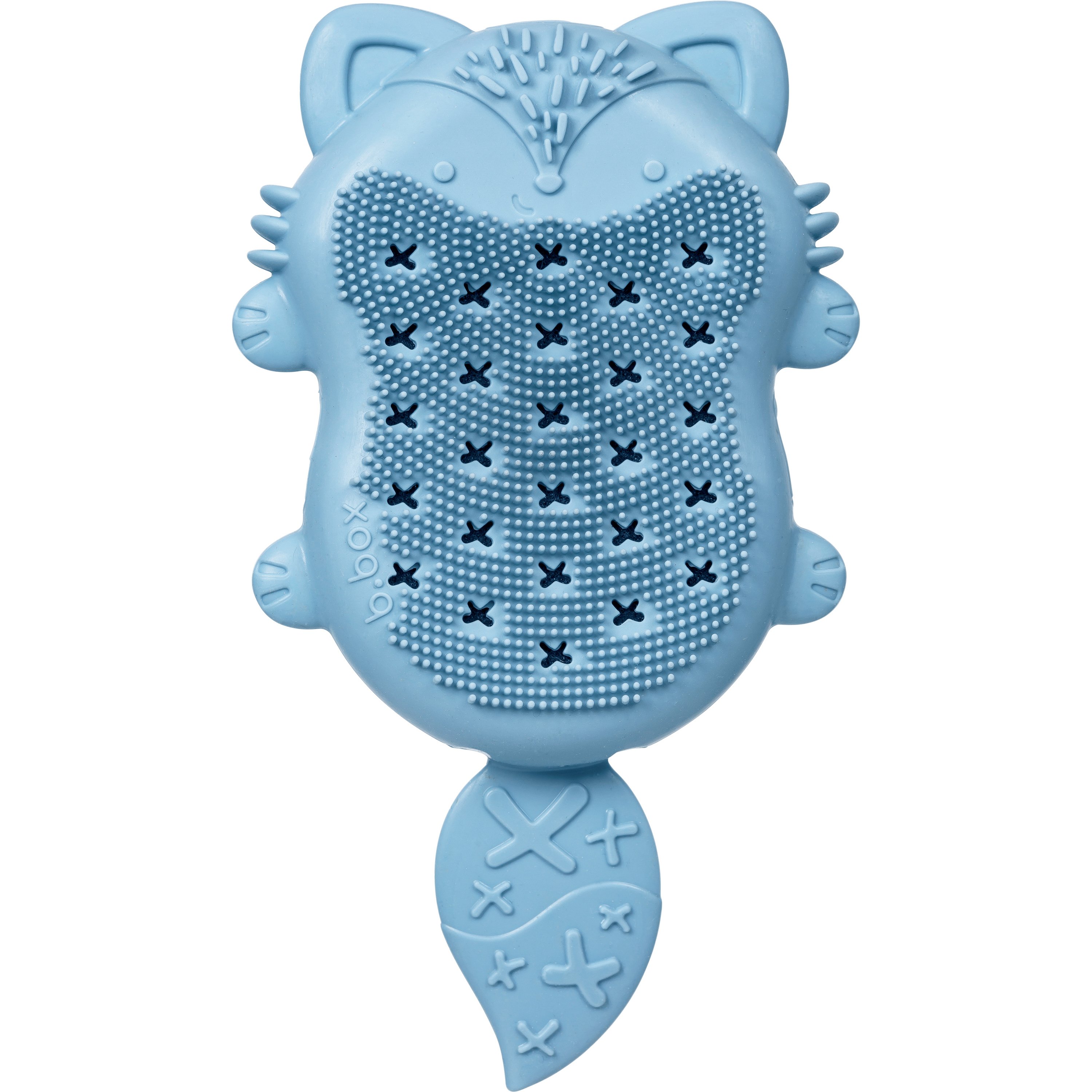 b.box b.box Baby Bath Brush & Sponge Βρεφική Βούρτσα & Σφουγγάρι με Σχέδιο Αλεπού 1 Τεμάχιο