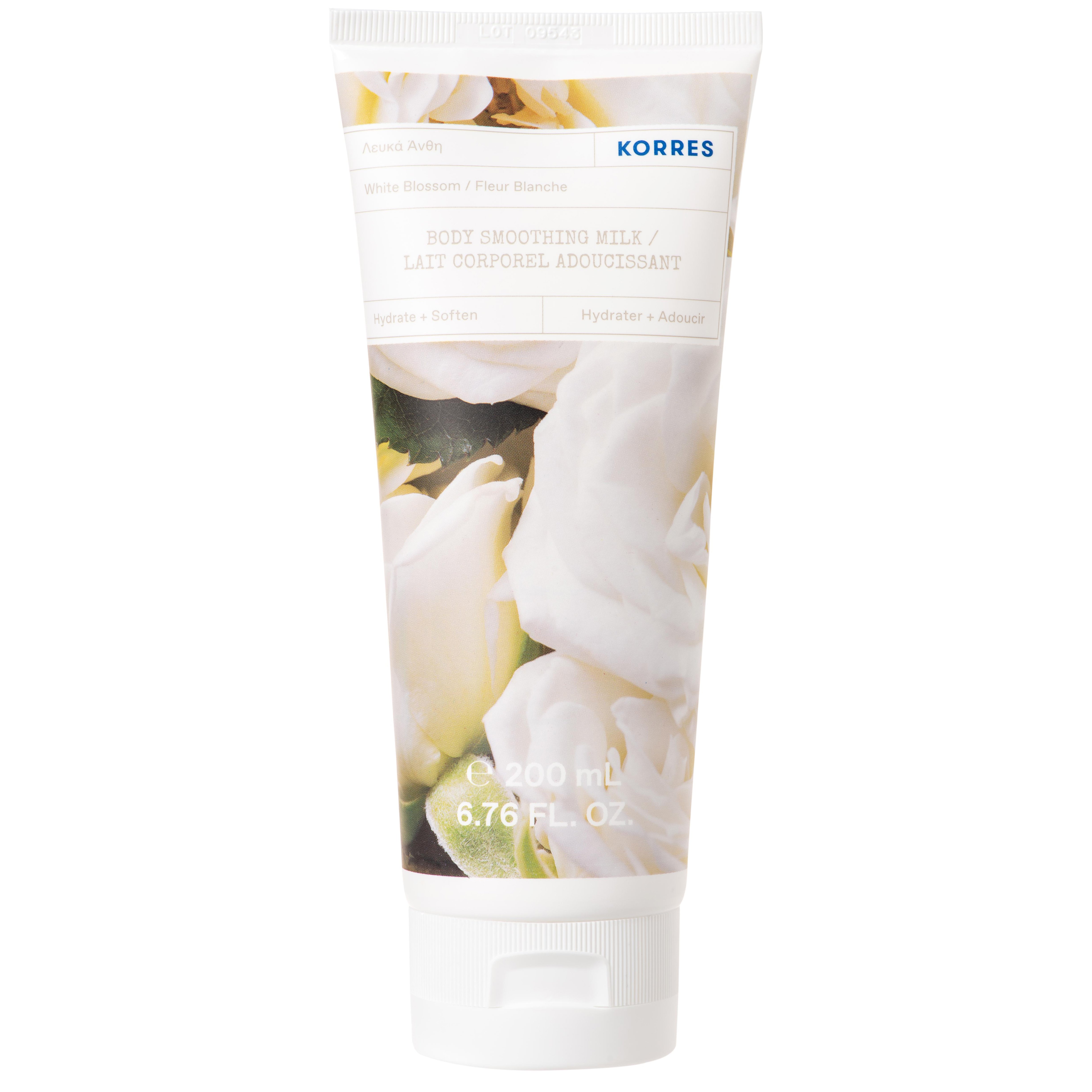 Korres White Blossom Body Smoothing Milk Ενυδατικό Γαλάκτωμα Σώματος Λευκά Άνθη 200ml