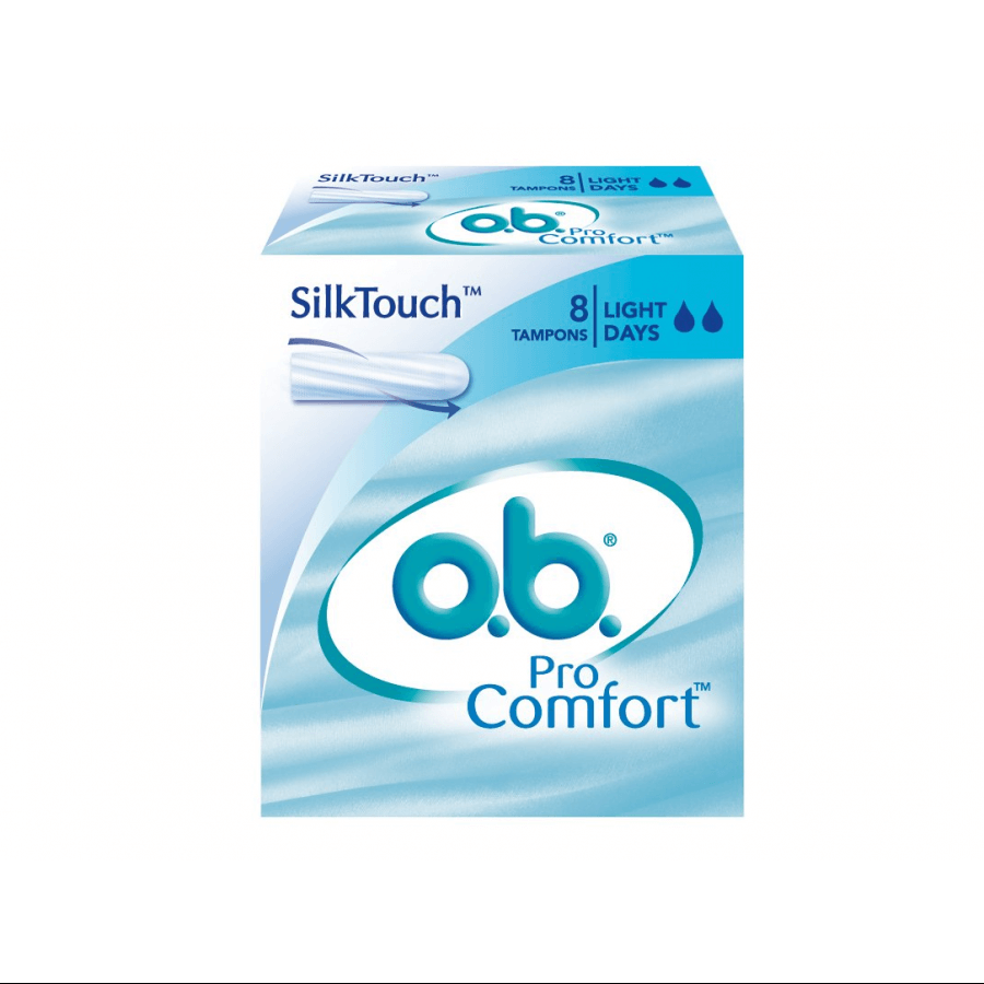O.b. ProComfort Light Days Ταμπόν για Ημέρες με Πολύ Μικρή Ροή 8 Τεμάχια