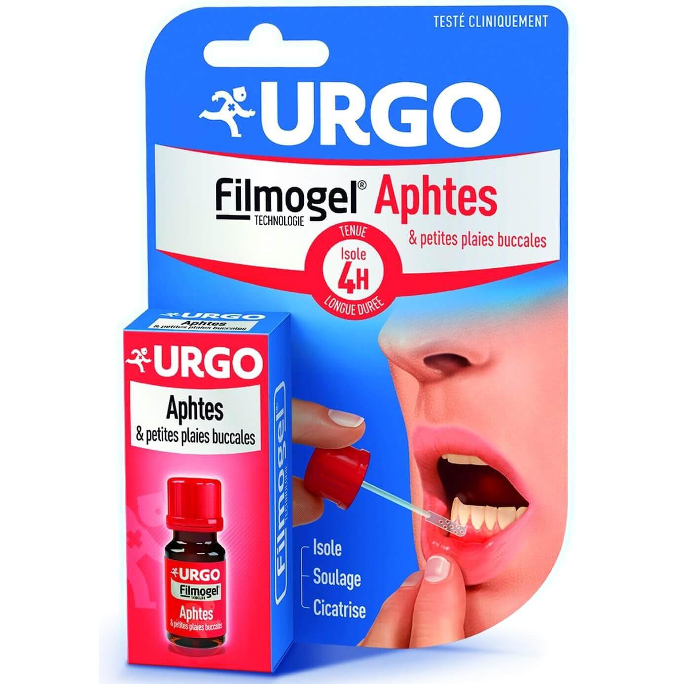Urgo Filmogel Apthes Υγρό Επίθεμα για την Θεραπεία της Άφθας & των Μικρών Τραυμάτων 6ml