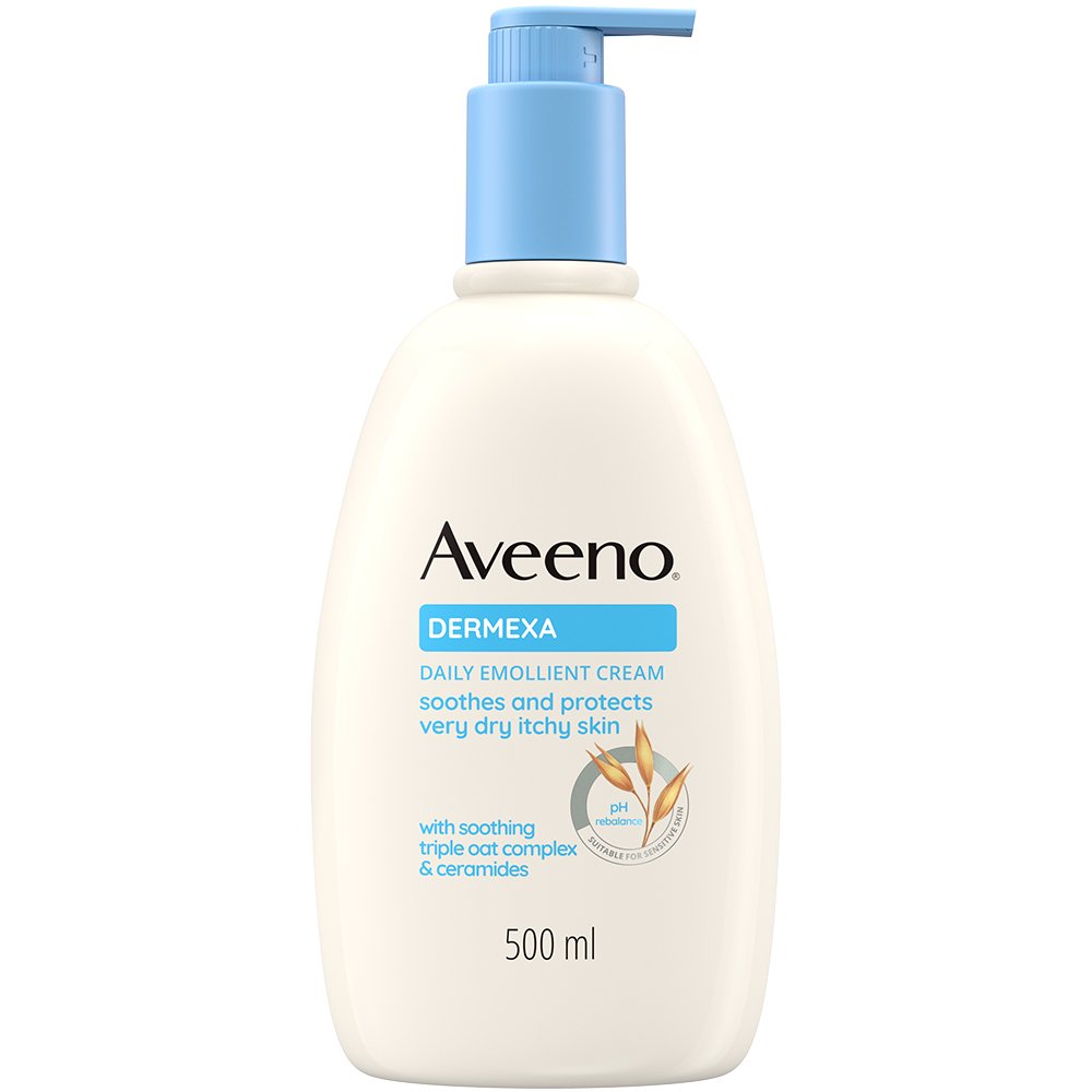 Aveeno Aveeno Dermexa Daily Emollient Body Cream Καταπραϋντική Κρέμα Σώματος για Όλη την Οικογένεια, Κατάλληλη για Πολύ Ξηρή & Ευαίσθητη Επιδερμίδα 500ml