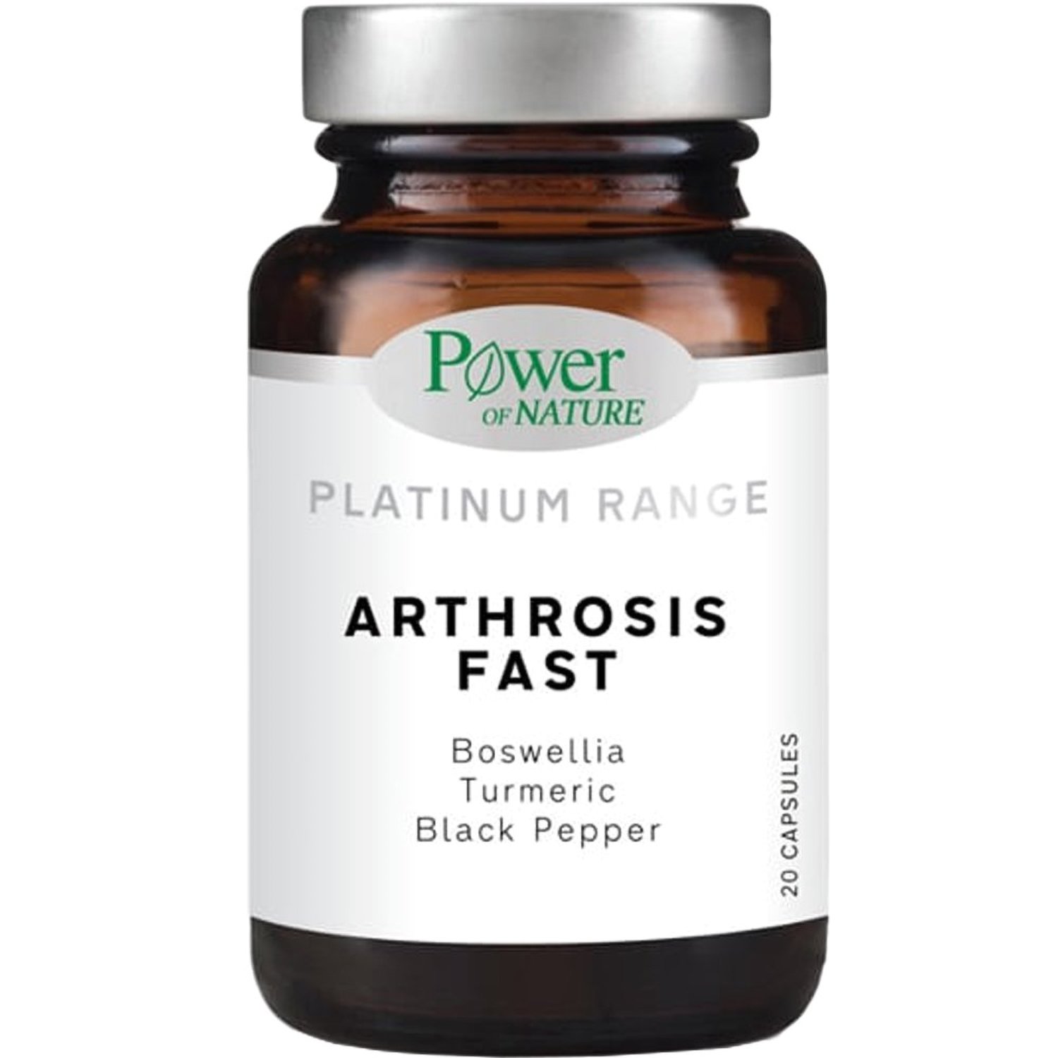 Power Health Power Health Platinum Range Arthrosis Fast Φυσικό Παυσίπονο Άμεσης Ανακούφισης στις Έντονες Ενοχλήσεις των Αρθρώσεων 20caps