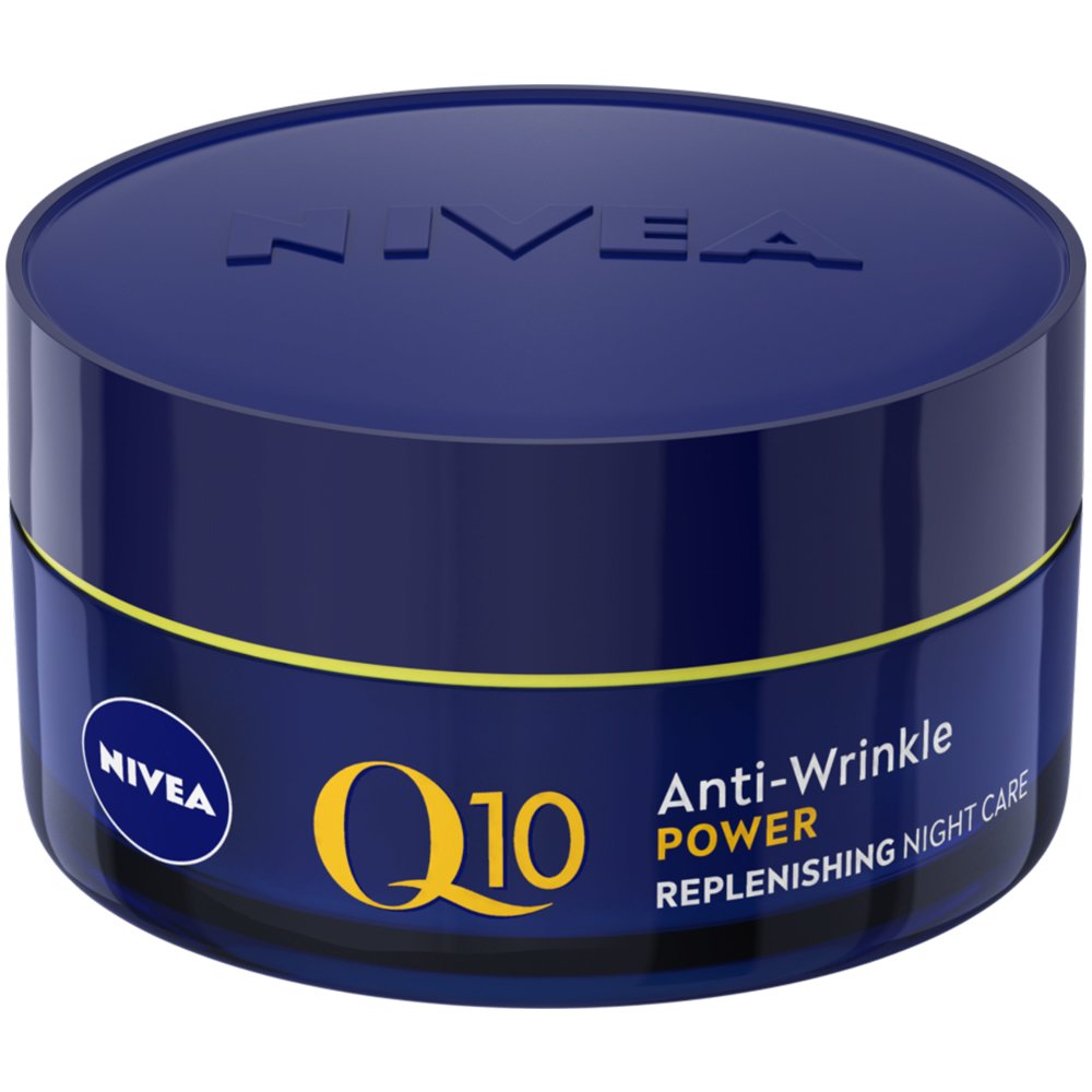 Nivea Q10 Power Anti-Wrinkle Night Cream for All Skin Types Αντιρυτιδική & Ενυδατική Κρέμα Προσώπου Νύκτας για Όλους τους Τύπους Επιδερμίδας 50ml
