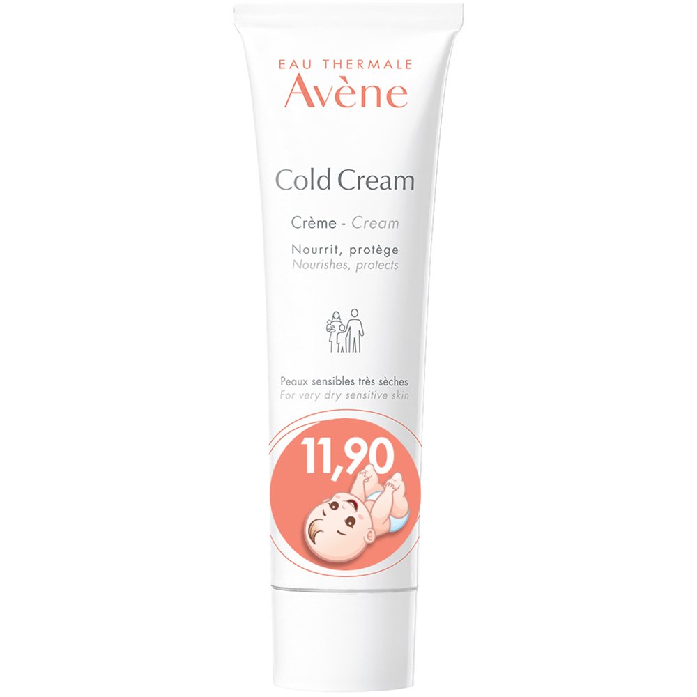 Avene Promo Cold Cream Θρεπτική, Ενυδατική Κρέμα Προσώπου – Σώματος για Όλη την Οικογένεια, Κατάλληλη για Ξηρό έως Πολύ Ξηρό Δέρμα 100ml