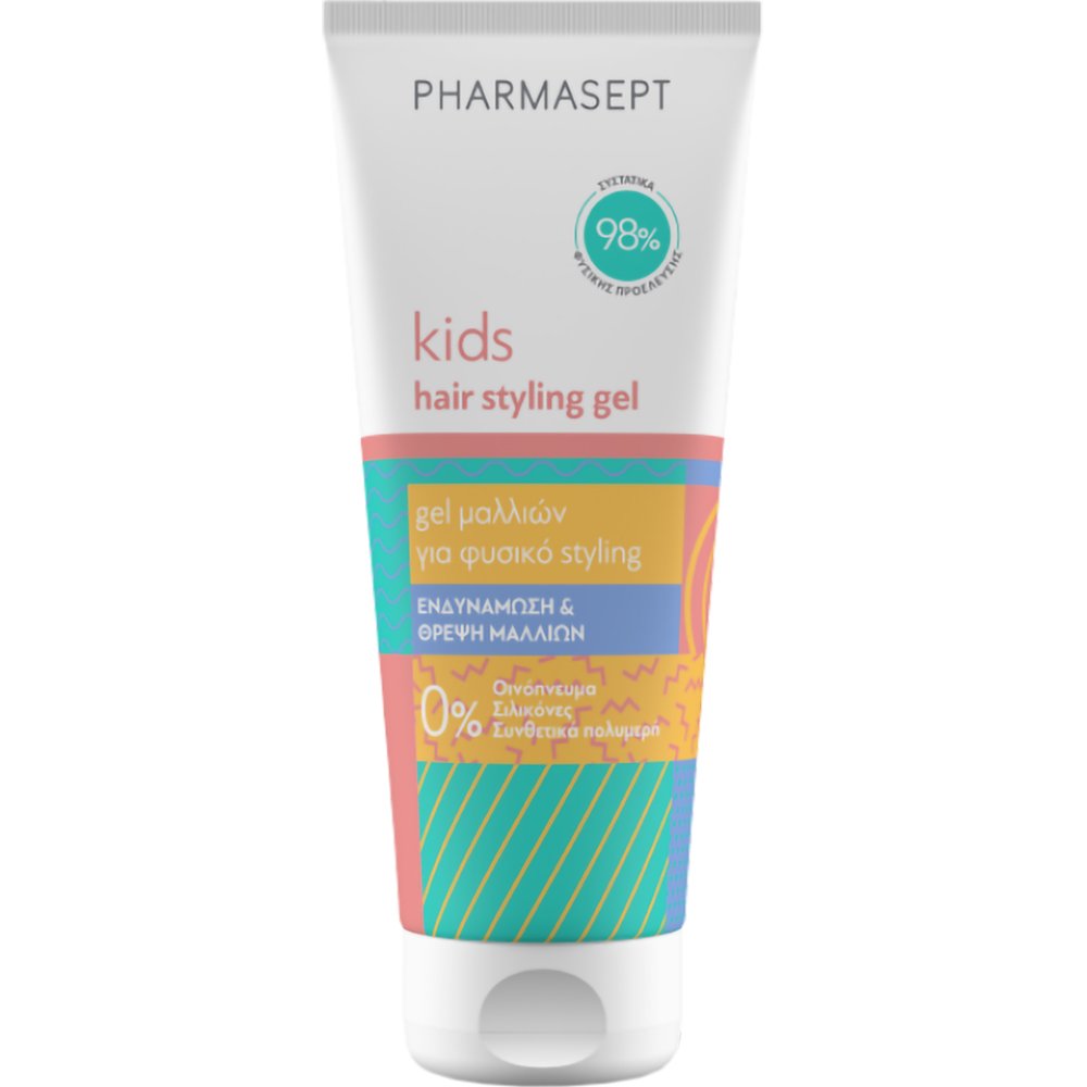 Pharmasept Kids Hair Styling Gel Παιδικό Gel για Styling Μαλλιών με Φυσικά Συστατικά 100ml 60606