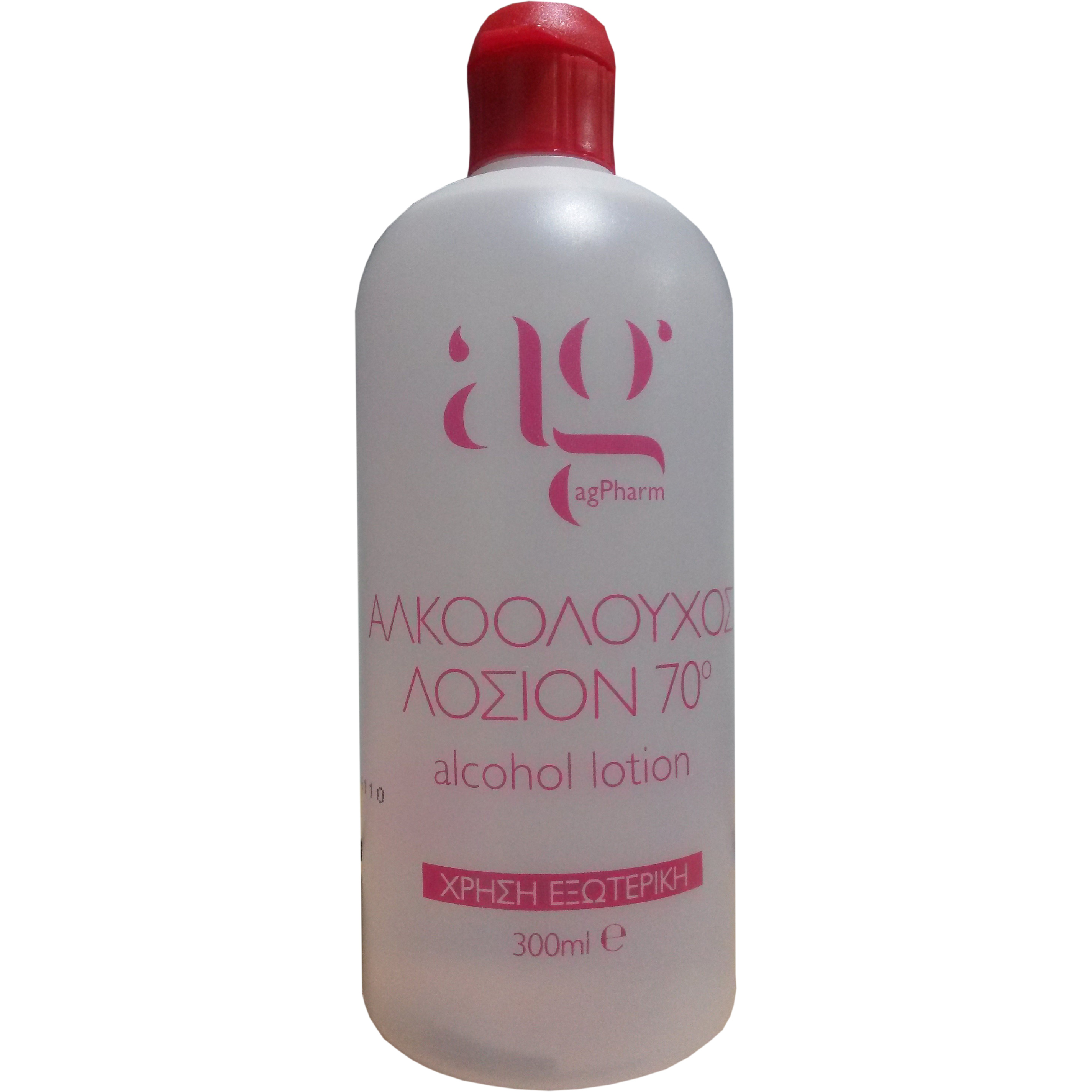 Ag Pharm Αλκοολούχος Λοσιόν 70 Βαθμών 300ml