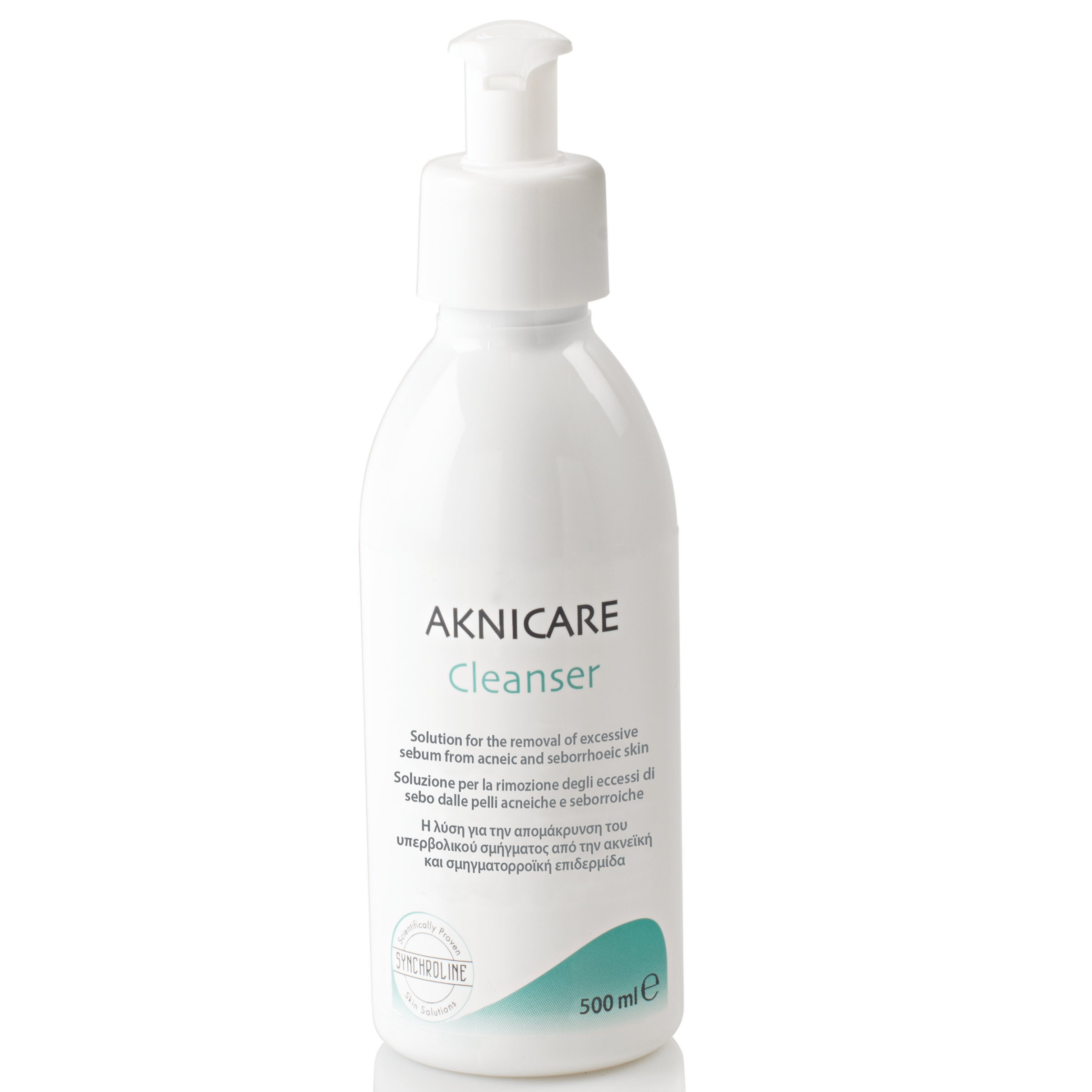Synchroline Aknicare Cleanser Υγρό Αφρίζον Καθαριστικό Προσώπου για την Απομάκρυνση του Σμήγματος 500ml