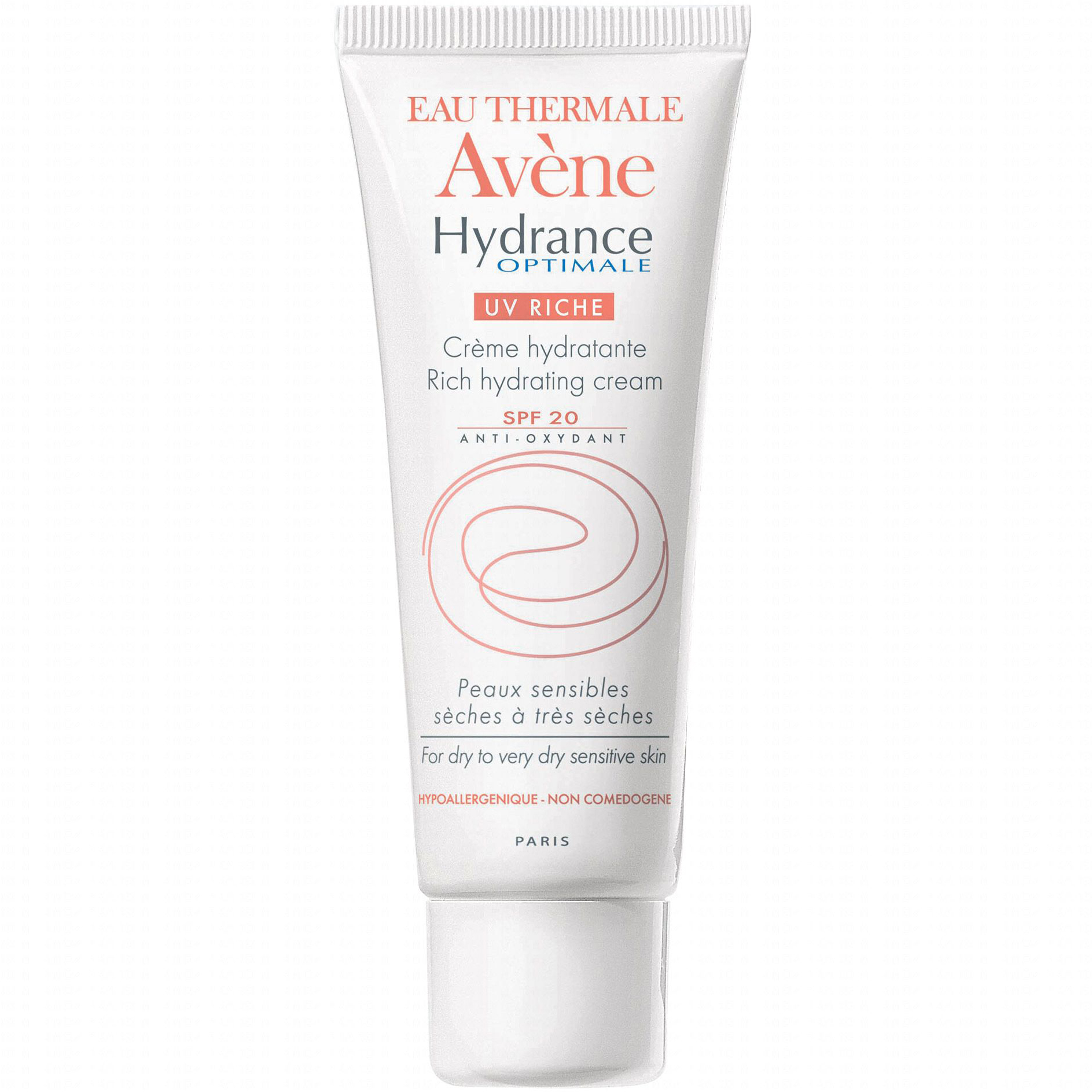 Avene Hydrance Optimale UV Riche Προστατευτική Ενυδατική Κρέμα για Ξηρό – Πολύ Ξηρό Δέρμα Spf20 40ml