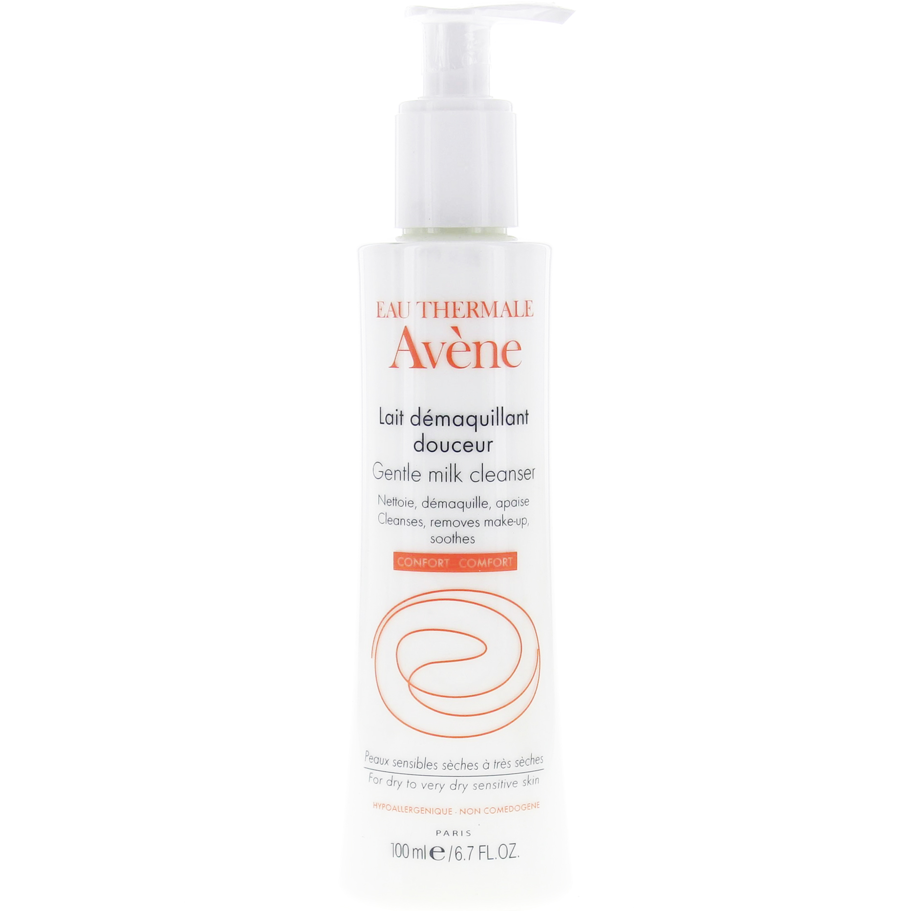 Avene Lait Demaquillant Douceur Απαλό Γαλάκτωμα Καθαρισμού & Ντεμακιγιάζ Travel Size 100ml