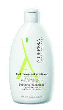 A-Derma Gel Moussant Apaisant, Καταπραϋντικό Gel Καθαρισμού 500ml