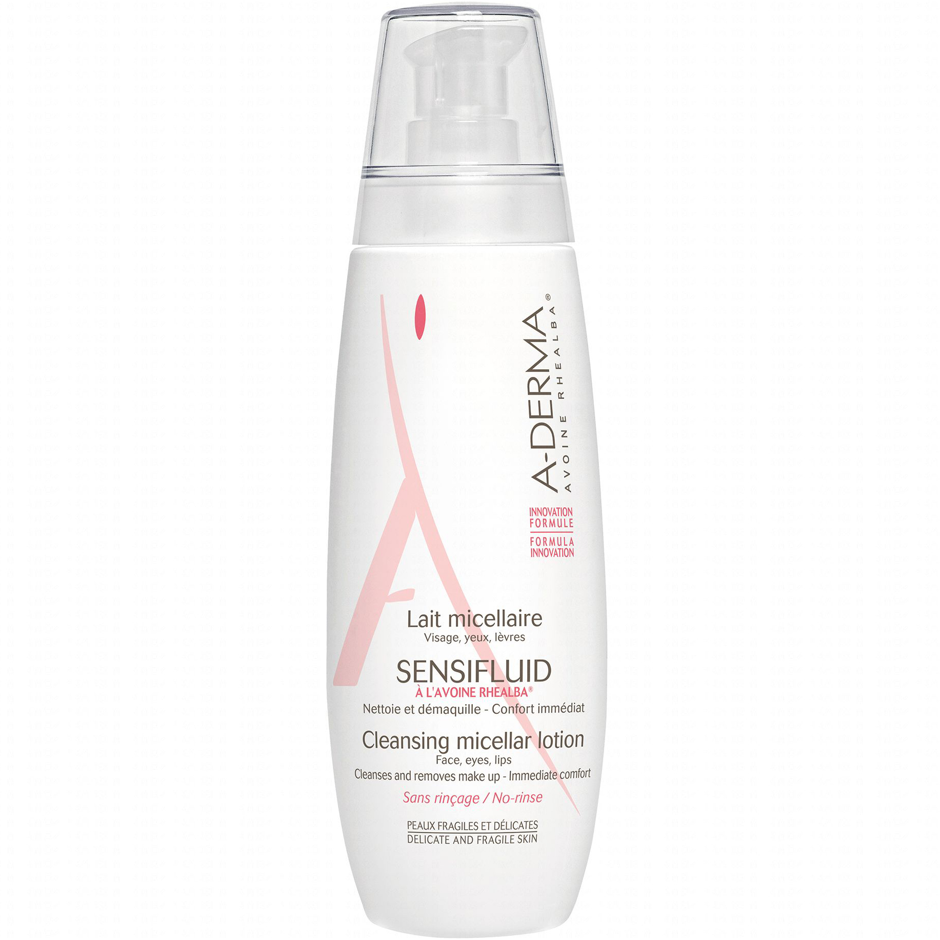 A-Derma Sensifluid Lait Micellaire Απαλό Γαλάκτωμα Καθαρισμού & Αφαίρεσης Μακιγιάζ για το Ευαίσθητο Δέρμα 400ml