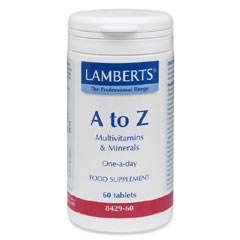 Lamberts A-Z Multi Vitamins Φόρμουλα Πολυβιταμίνης – 60 tabs