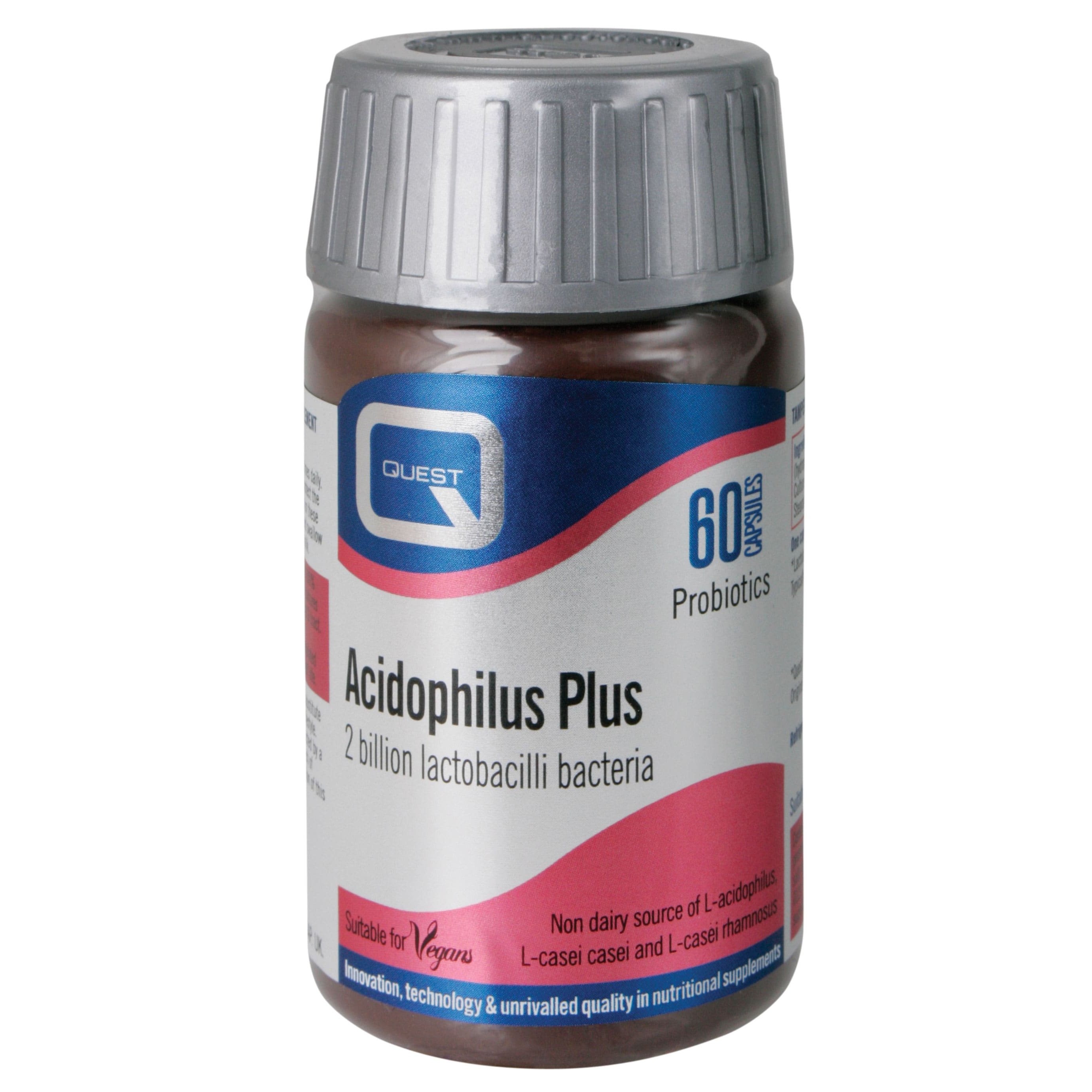 Quest Acidophilus Plus Ρύθμιση Της Λειτουργίας Του Εντέρου 60caps