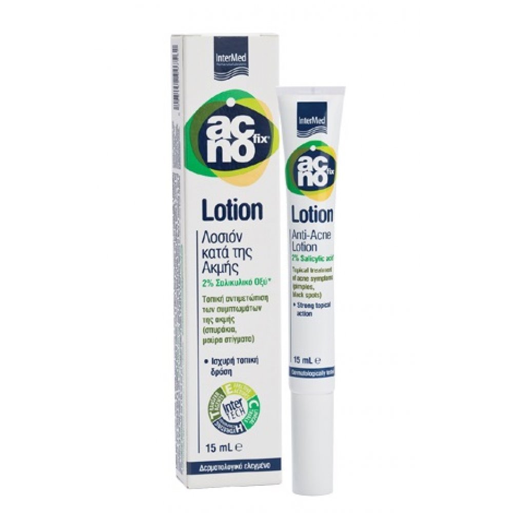 Acnofix Acnofix Anti Acne Lotion Λοσιόν Τοπικής Αντιμετώπισης των Συμπτωμάτων της Ακμής (Σπυράκια, Μαύρα Στίγματα) 15ml