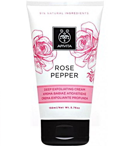 Apivita Rose Pepper Κρέμα Βαθιάς Απολέπισης 150ml