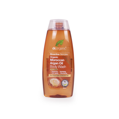 Dr Organic Organic Moroccan Argan Oil Body Wash Αφρόλουτρο με Βιολογικό Έλαιο Αργκάν 250ml