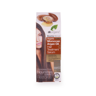 Dr Organic Organic Moroccan Argan Oil Hair Treatment Serum Λάδι Μαλλιών με Βιολογικό Έλαιο Αργκάν 100ml