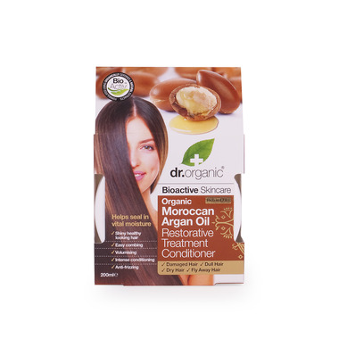 Dr Organic Organic Moroccan Argan Oil Restorative Treatment Conditioner Βιο-ενεργή Μάσκα Περιποίησης με Βιολογικό Έλαιο Α 200ml