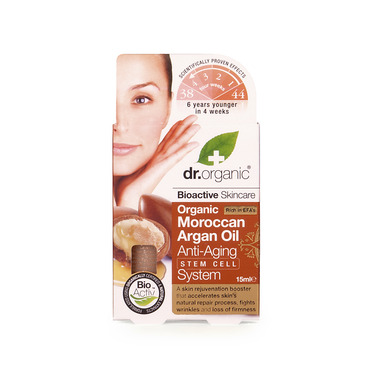 Dr Organic Organic Moroccan Argan Oil Anti-Aging Stem Cell System Σύστημα Αντιγήρανσης με Βλαστοκύτταρα 30ml