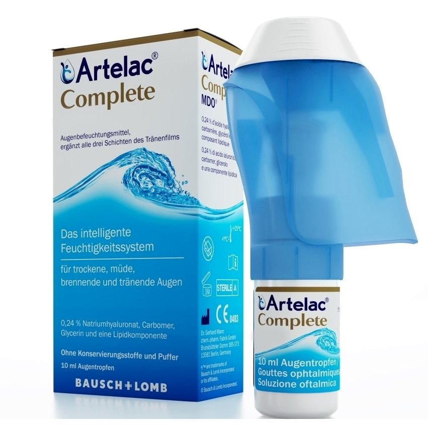 Bausch & Lomb Bausch & Lomb Artelac Complete Λιπαντικό Οφθαλμικό Διάλυμα 10ml