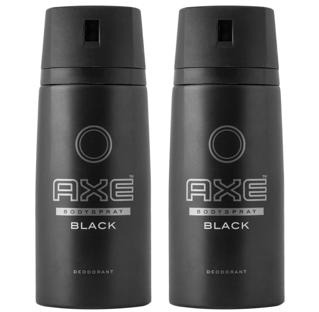 Axe Πακέτο Προσφοράς Black Body Spray Αποσμητικό 2x150ml 1+1 Δώρο