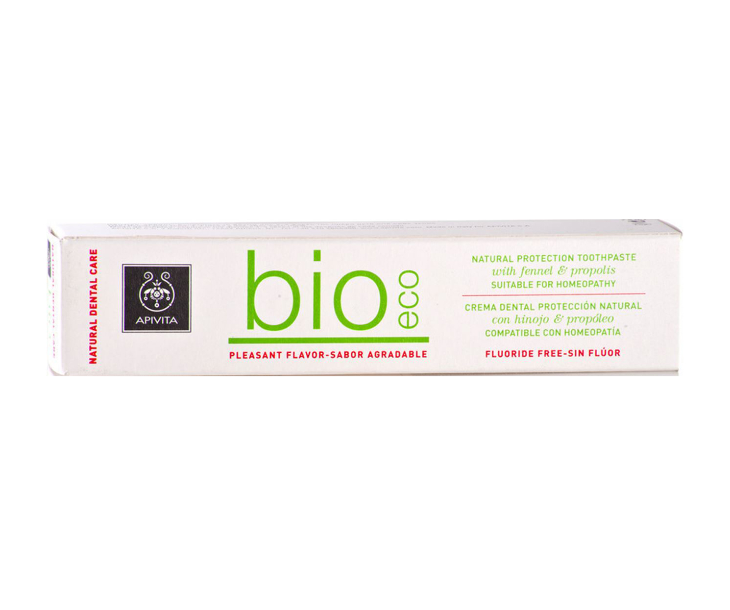 Apivita Natural Dental Care Bio-Eco Οδοντόκρεμα Φυσικής Προστασίας με Μάραθο & Πρόπολη 75ml