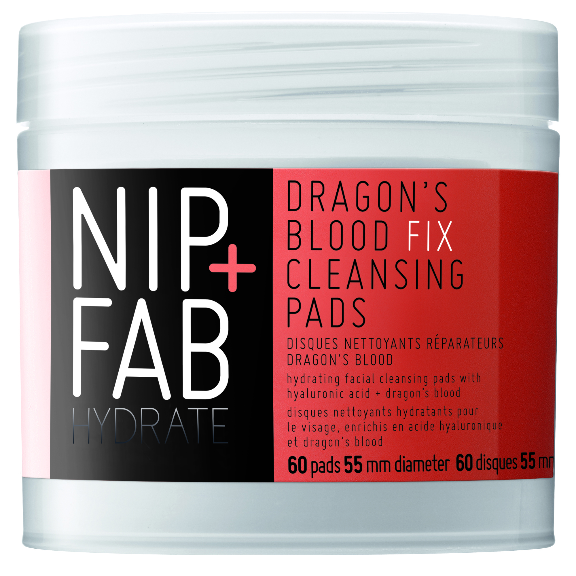 Nip + Fab Dragons Blood Fix Pads Δίσκοι Καθαρισμού Για Το Πρόσωπο 60pads