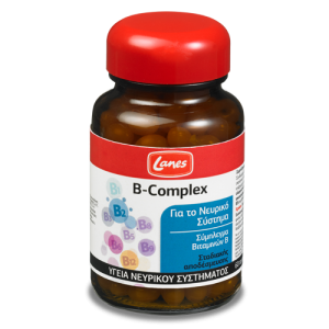 Lanes B-Complex Σύμπλεγμα Βιταμινών Β 60tabs
