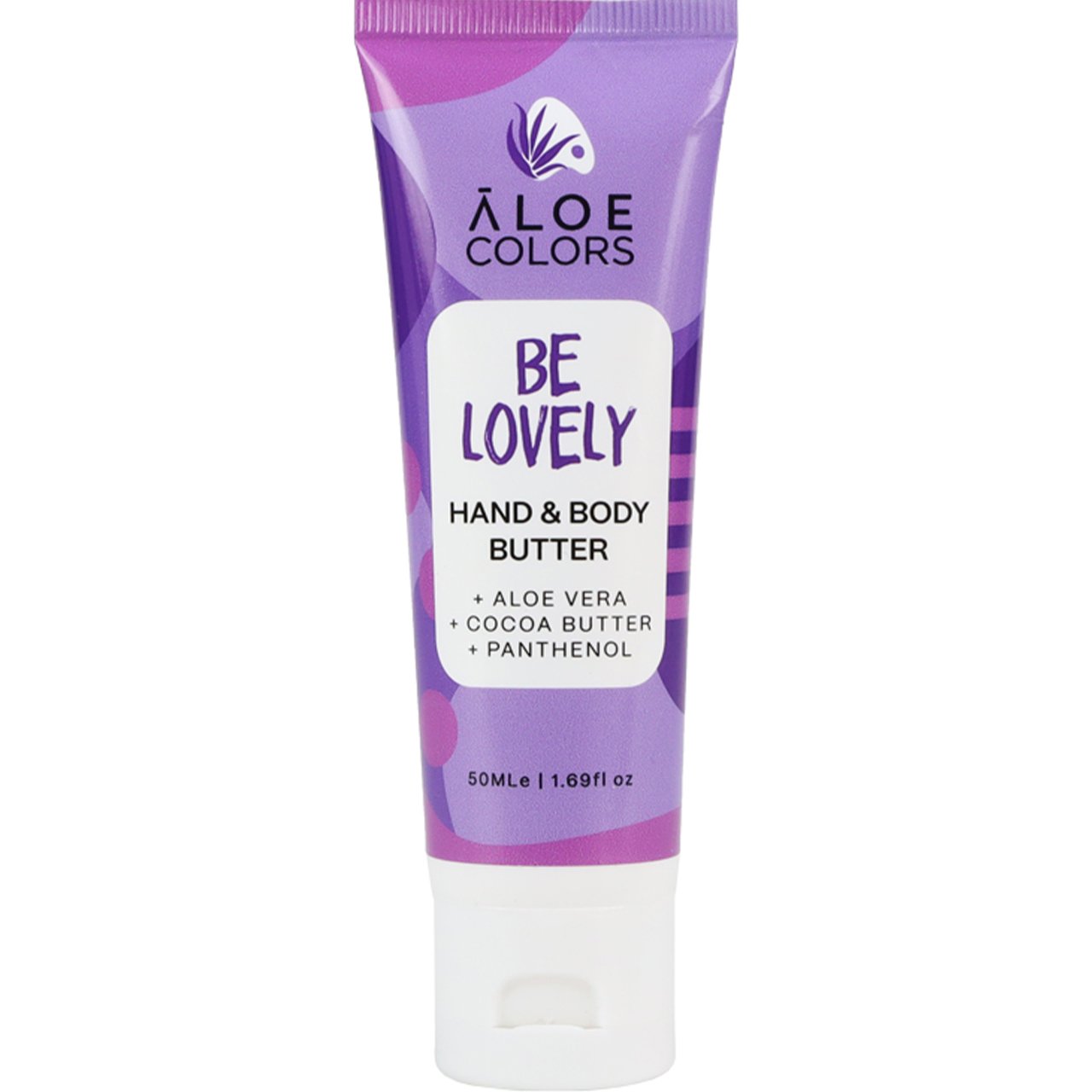 Aloe Colors Be LovelyHand & Body Butter Ενυδατικό Βούτυρο Σώματος με Άρωμα Καραμέλα & Πικραμύγδαλο 50ml