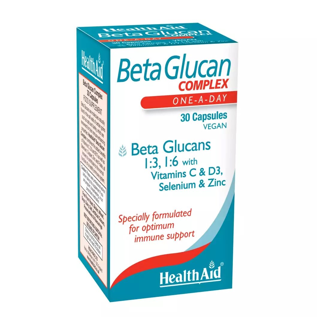 HealthAid BetaGlucan Complex για την Ενίσχυση του Ανοσοποιητικού 30 vcaps 7570