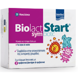 Intermed Biolact Start Symbiotic Προβιοτικά για Νήπια και Παιδιά 20 sticks