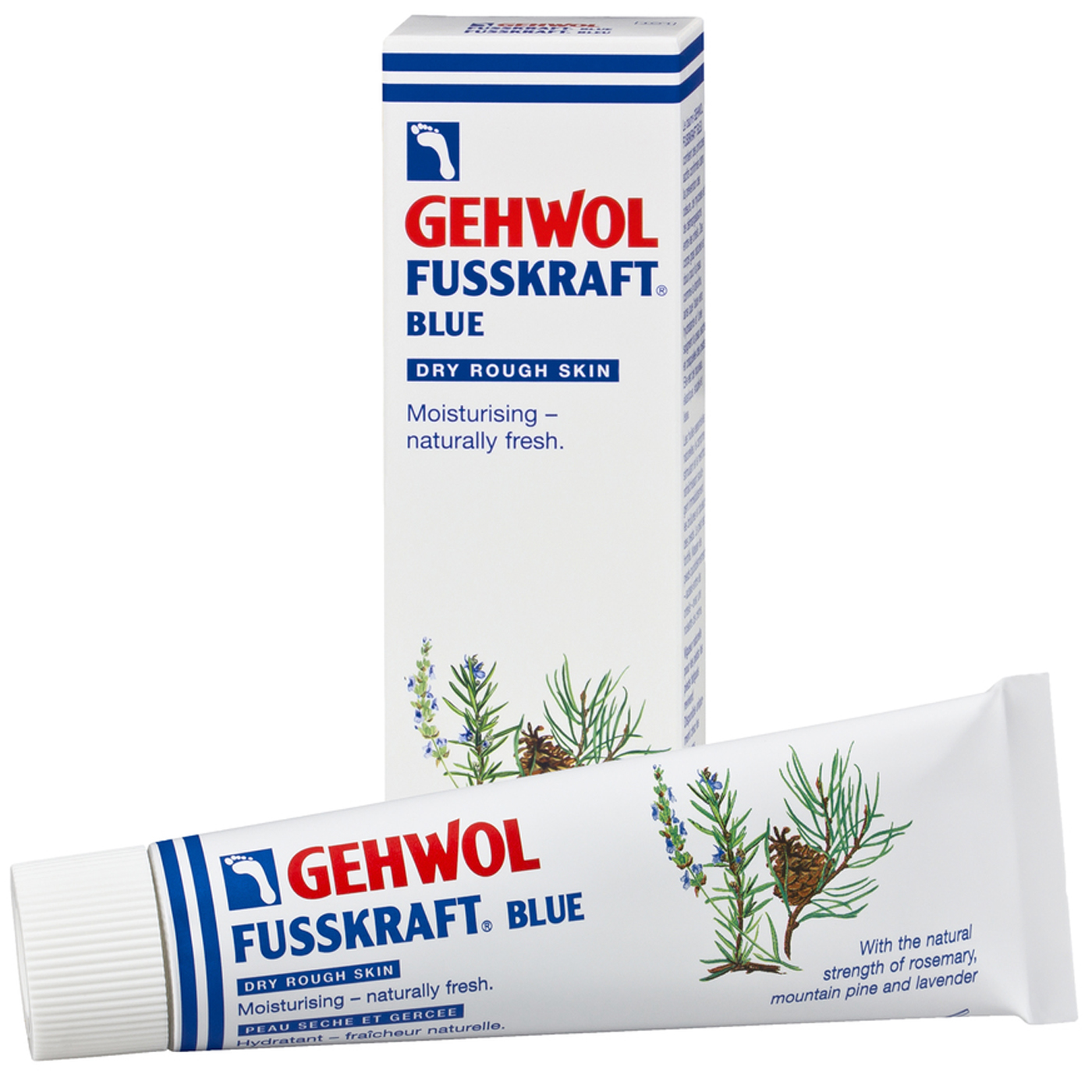 Gehwol Fusskraft Blue Κρέμα για την Καθημερινή Φροντίδα του Σκληρού, Ξηρού & Άγριου Δέρματος των Ποδιών 125ml