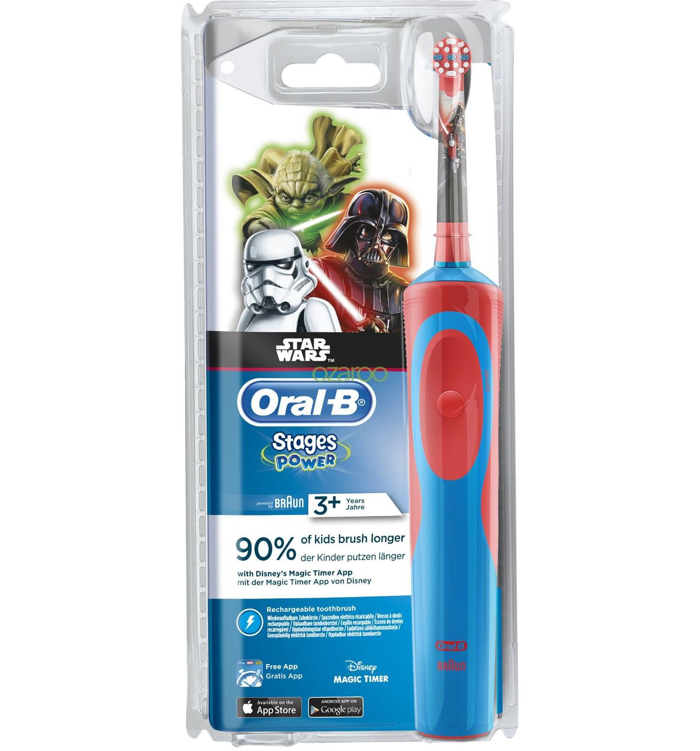 Oral-B Vitality Stages Power Star Wars 3+ Years, Παιδική Ηλεκτρική Οδοντόβουρτσα 1τμχ