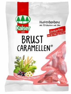 Kaiser Brust Caramellen Με 15 Βότανα Και Έλαια 60gr