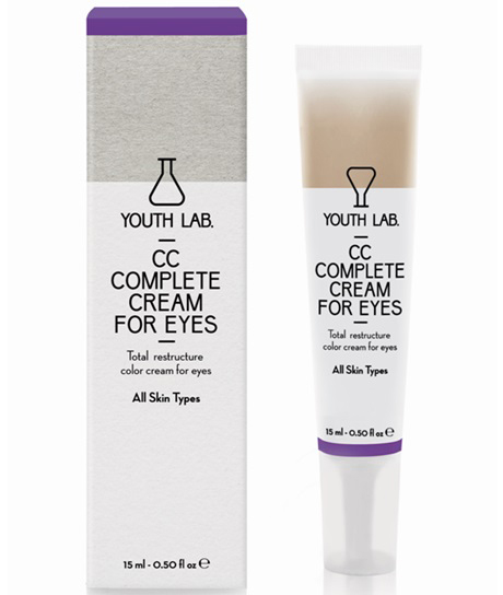 Youth Lab CC Complete Cream for Eyes All Skin Types Κρέμα Ολικής Αναδόμησης με Χρώμα για την Περιοχή των Ματιών 15ml