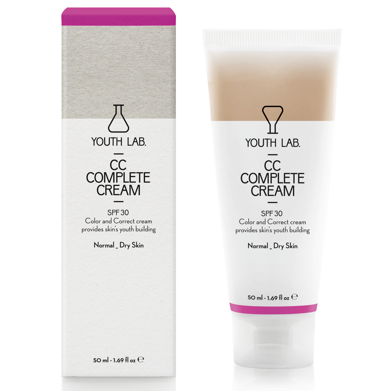 YOUTH LAB. CC Complete Cream Spf30 Normal Dry Skin Έγχρωμη Κρέμα για Κανονικές – Ξηρές Επιδερμίδες 50ml