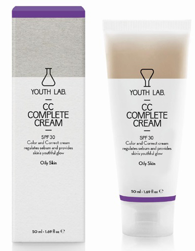 YOUTH LAB. CC Complete Cream Spf30 Oily Skin Έγχρωμη Κρέμα για Λιπαρές Επιδερμίδες 50ml