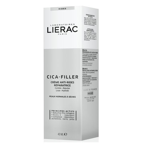 Lierac Cica – Filler Anti-Wrinkle Repairing Cream Γεμίζει τους Ιστούς του Δέρματος 40ml