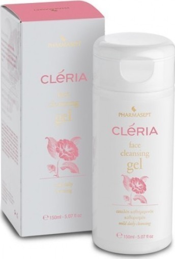Pharmasept Cleria Face Cleansing & Demake-up Gel Καθαρισμού Προσώπου Καθημερινής Χρήσης Σύνθεση Χωρίς Σαπούνι & SLES/SLS 150ml