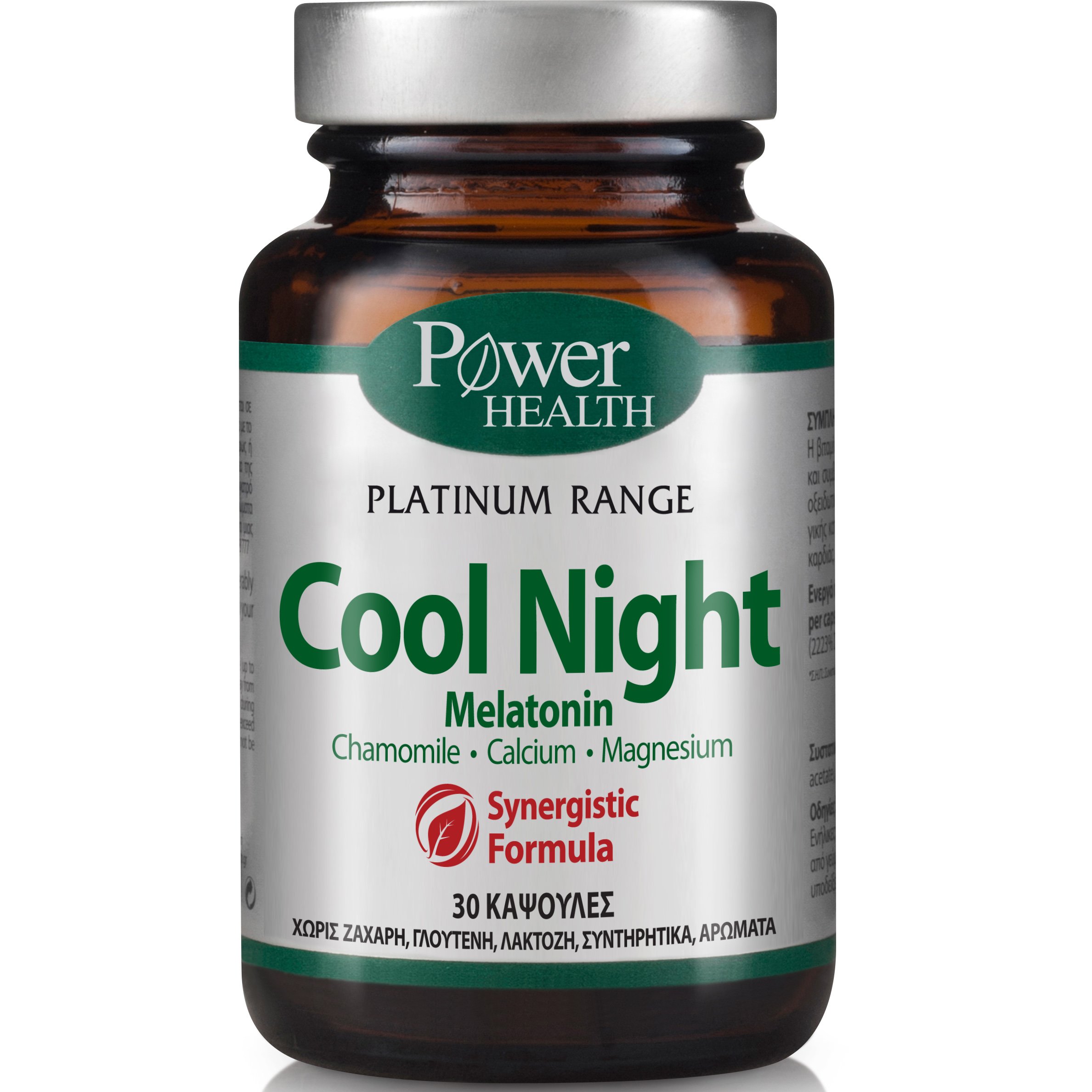 Power Health Platinum Cool Night Συμπλήρωμα Διατροφής, Φυσική Φόρμουλα Κατά της Αϋπνίας 30 caps