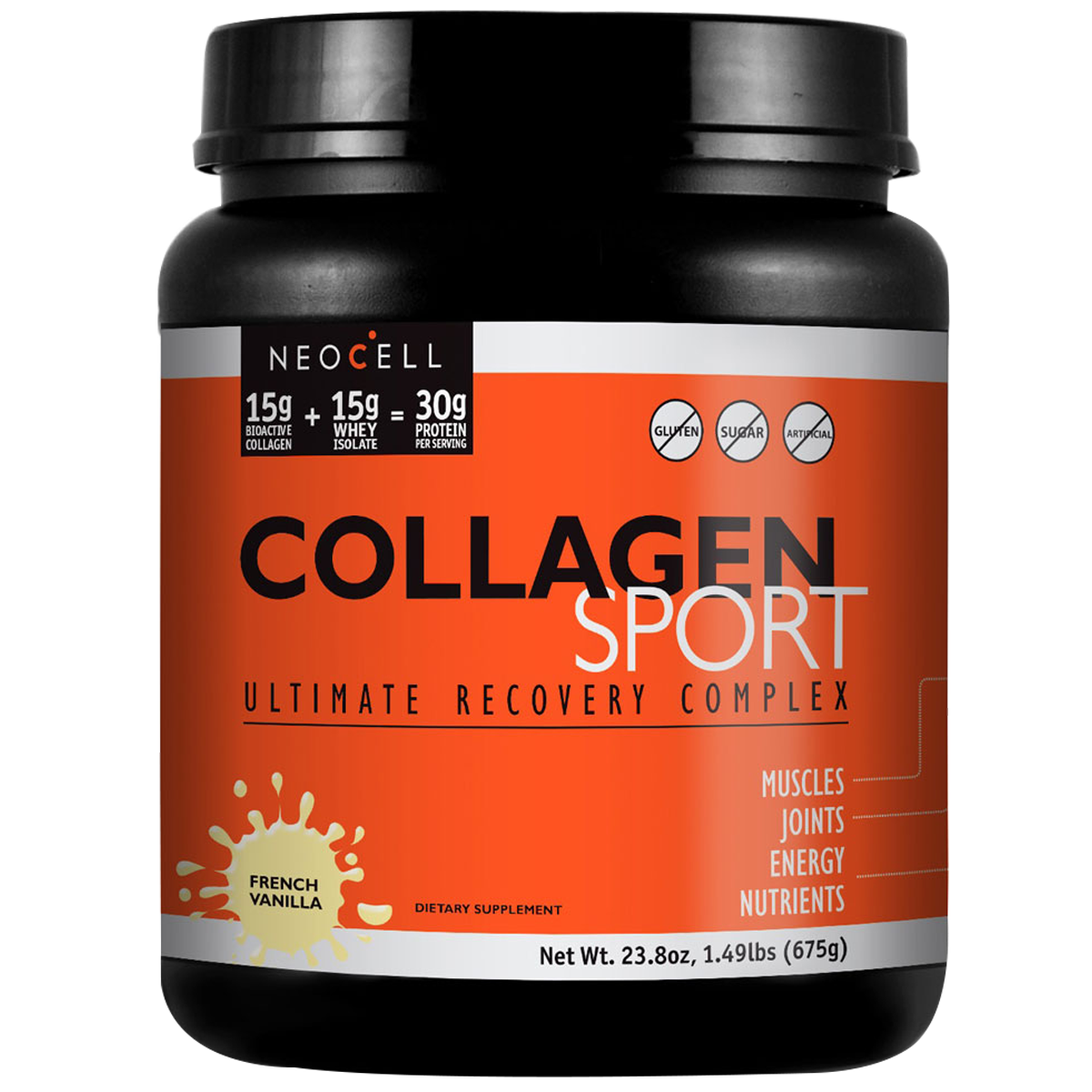 Neocell Sport Collagen Πρωτεΐνη Κολλαγόνου & Ορού Γάλακτος σε Σκόνη 1350g – Vanilla