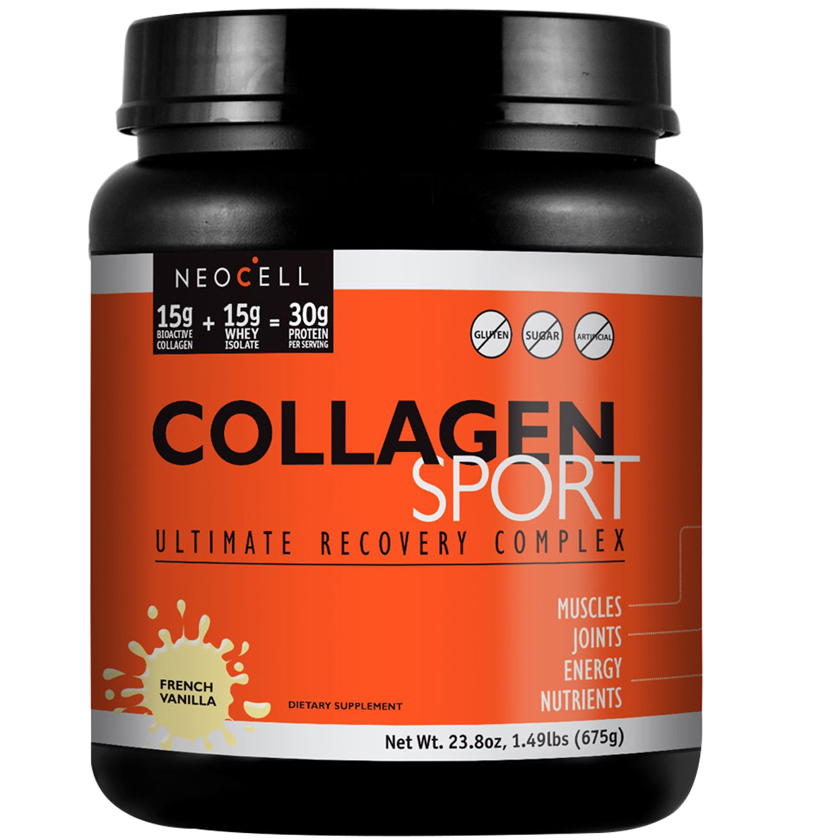 Neocell Sport Collagen Πρωτείνη Κολλαγόνου & Ορού Γάλακτος σε Σκόνη 675gr – Chocolate
