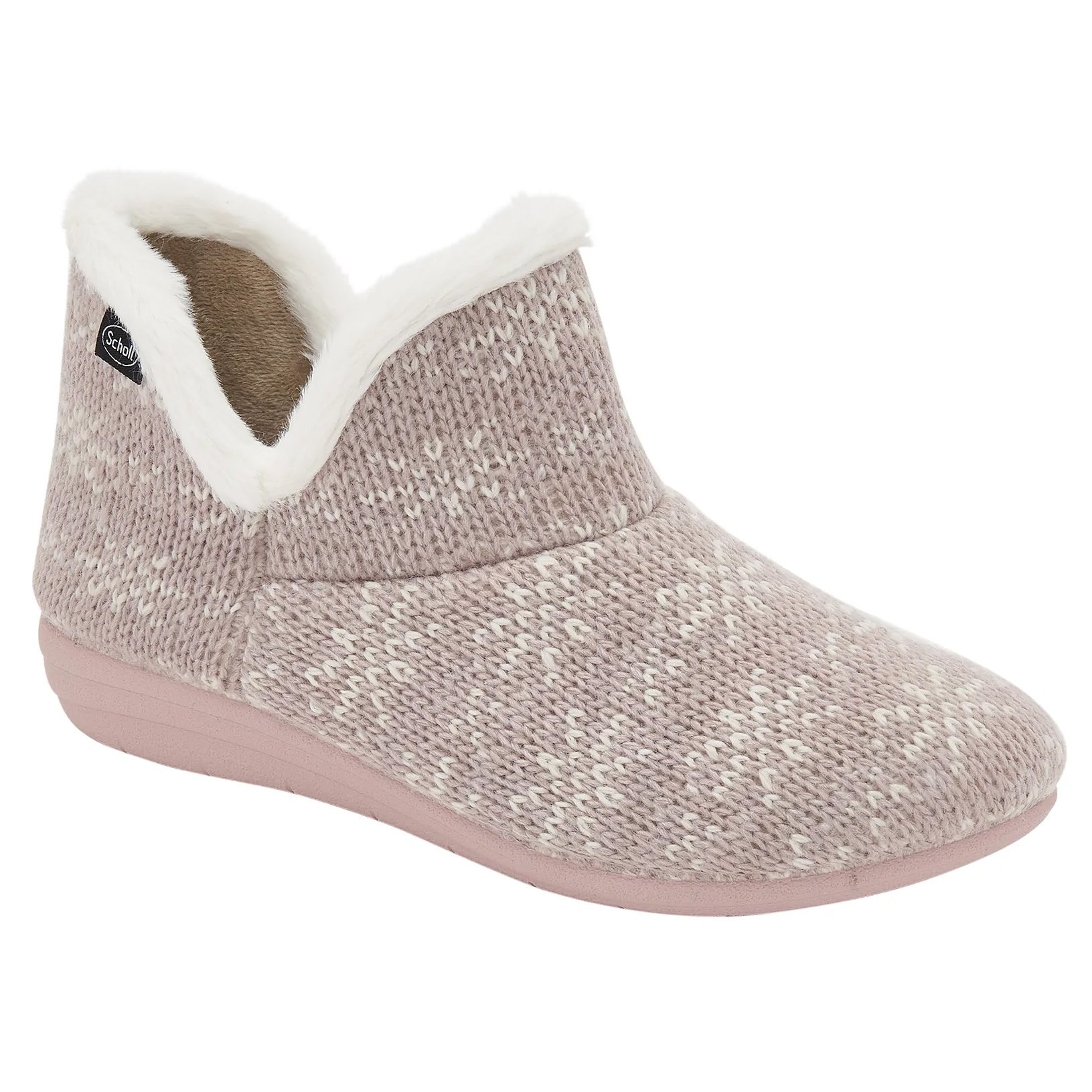 Scholl Shoes Creamy Bootie D.Pink F301471023 Γυναικείες Χειμωνιάτικες Παντόφλες σε Ροζ Χρώμα 1 Ζευγάρι – 37