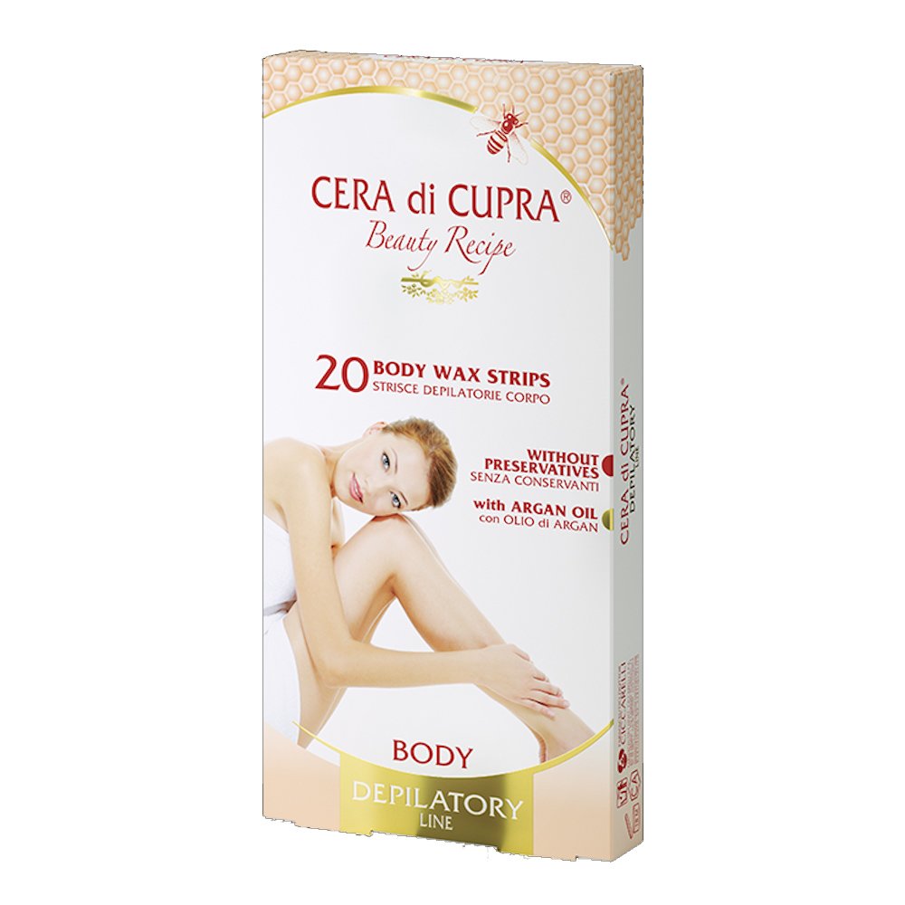 Cera di Cupra Cera Di Cupra Wax Strips Body Αποτριχώτικες Ταινίες Σώματος 20 Τεμάχια