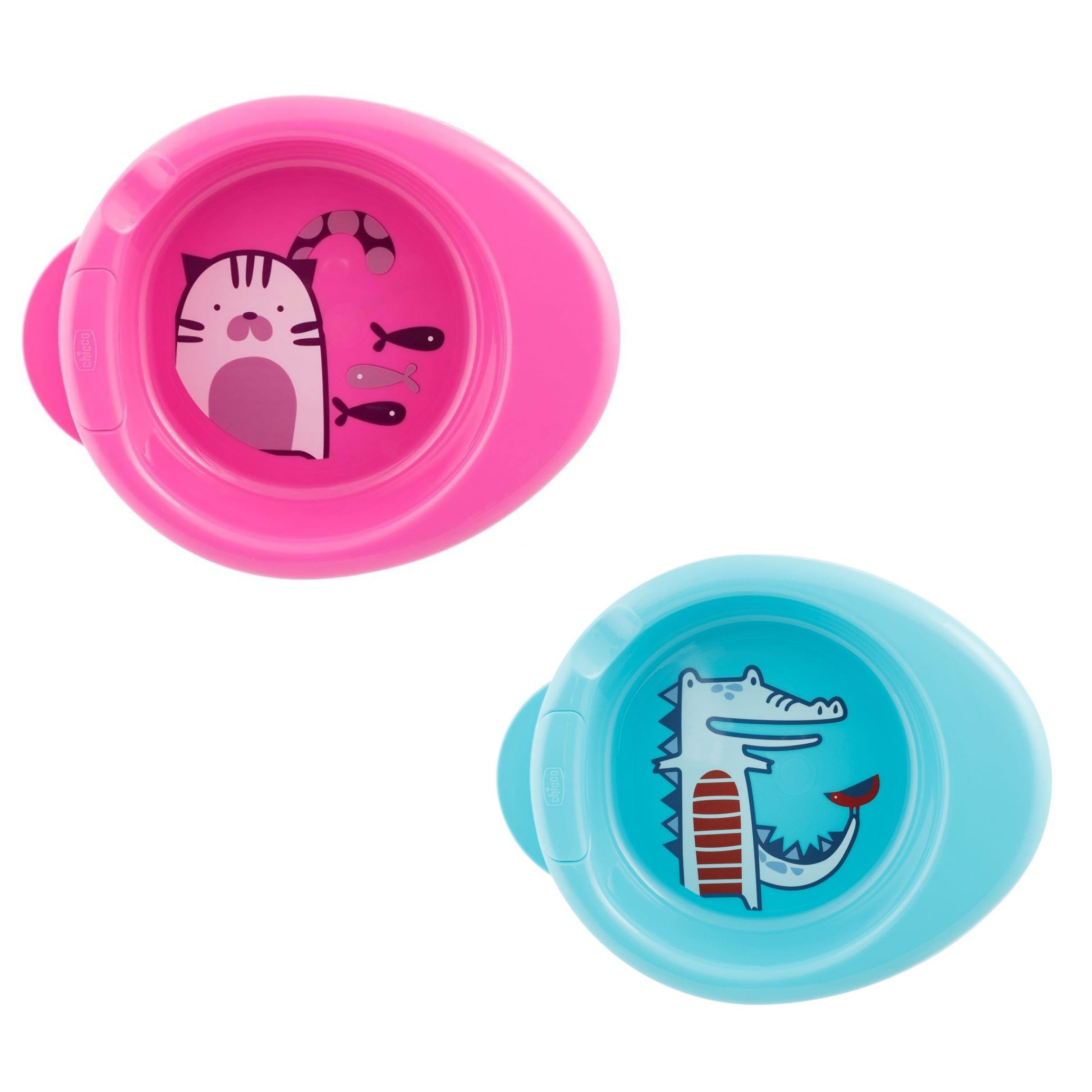 Chicco Warmy Plate 6+ Παιδικό Πιάτο Θερμός, Διατηρεί Ζεστό το Φαγητό για Περισσότερο Χρόνο 1 Τεμάχιο – γαλάζιο