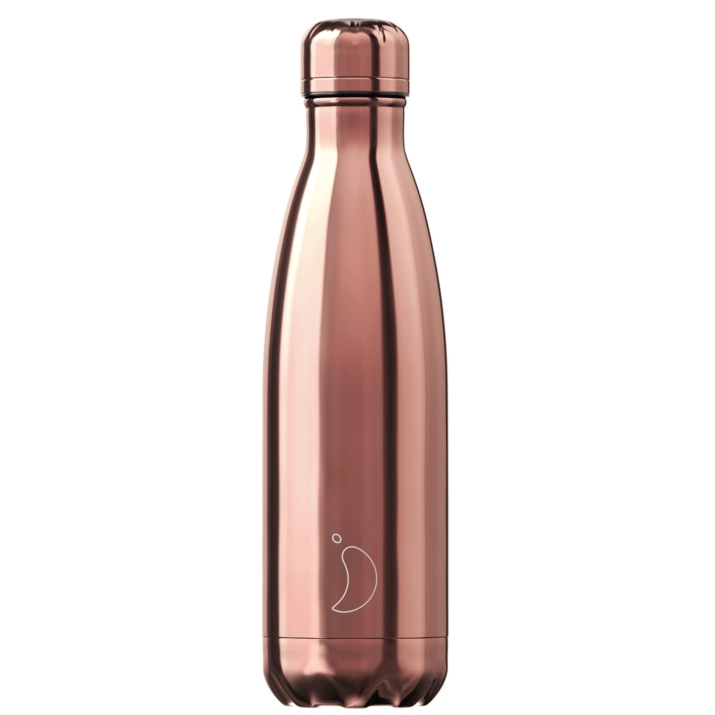 Chilly’s Crome Edition Rose Gold Ανοξείδωτο Θερμός σε Ροζ Χρυσό Χρώμα 500ml