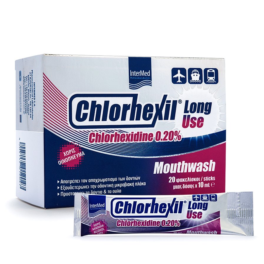 Chlorhexil 0,20% Στοματικό Διάλυμα 20Φακελίσκοι x 10ml