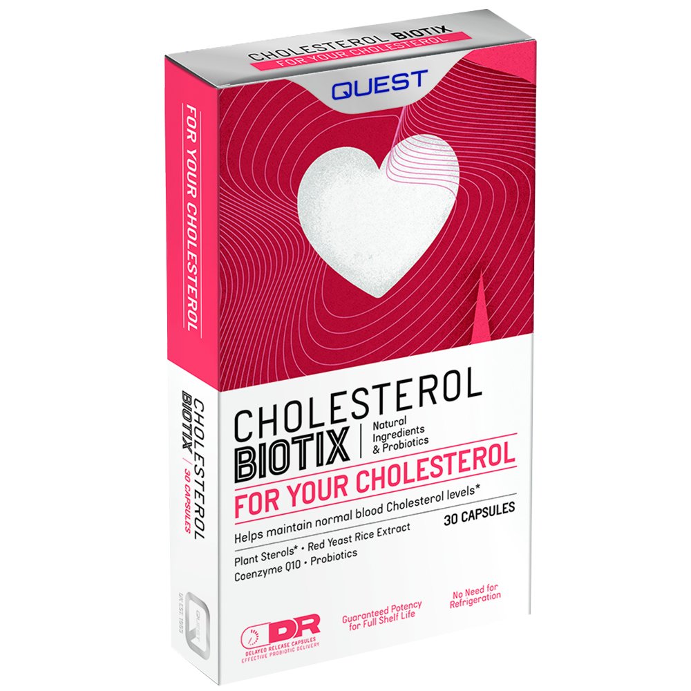 Vitabiotics Cholesterol Biotix Συμπλήρωμα Διατροφής για τον Έλεγχο της Χοληστερόλης στο Αίμα 30caps
